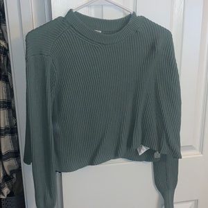 cropped sweater